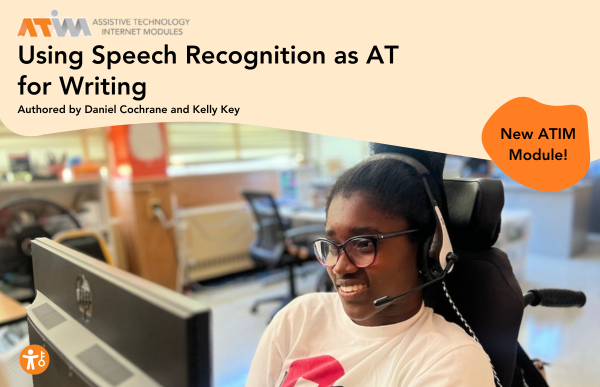 Using Speech Recognition as AT for Writing